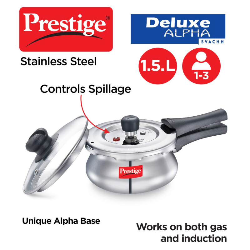 Prestige Deluxe Alpha Svachh Handi Cooker